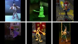 ClayFighter Sculptors Cut  All Characters Intro Entrance [upl. by Armahs]