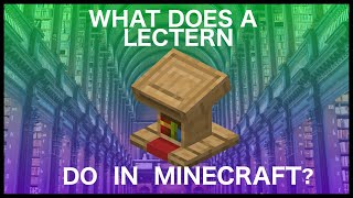 What Is A Lectern In Minecraft [upl. by Ruthann215]