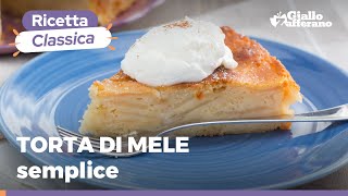 TORTA DI MELE FACILE E SOFFICE [upl. by Akirdnas]