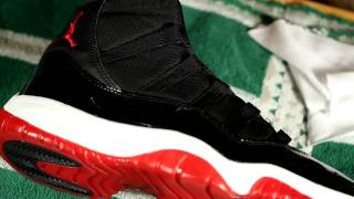 Patent Leather amp Removing Scuff Marks on Air Jordan 11 XI [upl. by Jenesia]