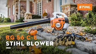 STIHL BG 56 CE Handheld Blower  Product Feature [upl. by Nettirb]