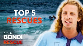 Top 5 Lifeguard Rescues  Bondi Rescue  Season 14 [upl. by Garratt]