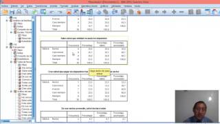 VIDEO TABLA FRECUENCIAS CON SPSS [upl. by Bartlett]