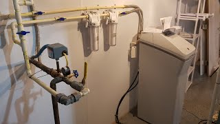 How To Test For Hard Water and Install Water Softener amp Filtration System GE GXSH40V [upl. by Rellia]