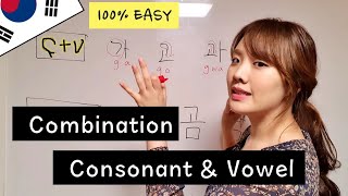 How to make WORD with Consonant and Vowel Hangul class 3 [upl. by Leirea]