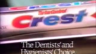 Crest toothpaste commercial  1995 [upl. by Nylecaj]