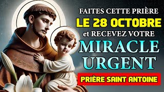 🔴 RECEVEZ VOTRE BÉNÉDICTION  PRIÈRE PUISSANTE À SAINT ANTOINE POUR UN MIRACLE URGENT [upl. by Akimaj949]