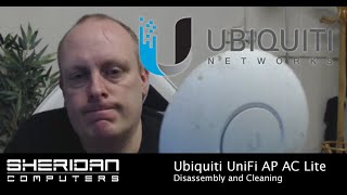 Ubiquiti UniFi AP AC Lite  Disassembly  Cleaning  Teardown [upl. by Ashil652]