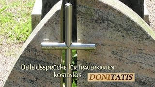 Beileidssprüche für Trauerkarten kostenlos [upl. by Fortune108]