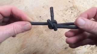 Loop knot for bungy cord [upl. by Lomax]