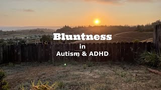 Bluntness in Autism amp ADHD [upl. by Harl553]