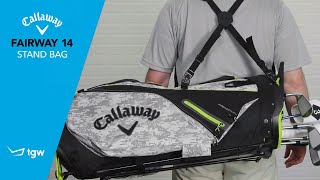 Callaway 2020 Fairway14 Golf Stand Bag [upl. by Alaek861]