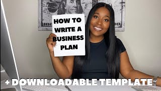 HOW TO WRITE A BUSINESS PLAN STEP BY STEP  TEMPLATE  9 Key Elements [upl. by Acinorehs]