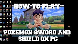 HOW TO POKEMON SWORD AND SHIELD WITH THE YUZU EMULATOR [upl. by Giannini806]