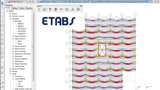 ETABS  24 Reinforced Concrete Slab Design Watch amp Learn [upl. by Larimor]