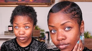 Styling Short Hair  Beginner Finger Waves Amateur AF [upl. by Naraj]