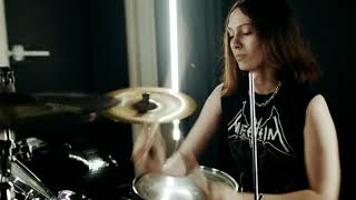 CRYPTA  From The Ashes Drum Playthrough by Luana Dametto  Napalm Records [upl. by Erdnaxela235]