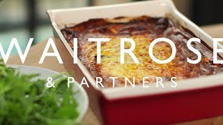 Dhruv Bakers Easy Moussaka  Waitrose amp Partners [upl. by Ahsel632]