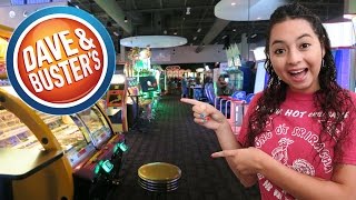 Having a blast at Dave amp Busters arcade [upl. by Ellenwahs]