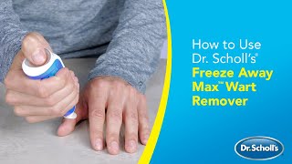 Dr Scholl’s  How to Use Freeze Away Max™ Wart Remover [upl. by Millar591]