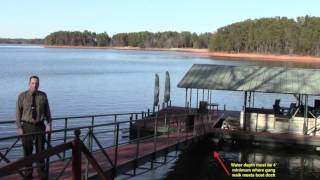 Hartwell Lake Shoreline Management Policy Series Boat Dock Permits [upl. by Darwen400]