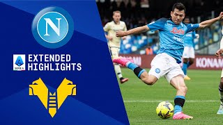 Napoli vs Hellas Verona Extended Highlights  Serie A  CBS Sports Golazo [upl. by Olenolin]