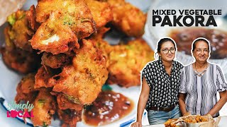 Mixed Vegetable Pakora Recipe [upl. by Bascomb647]