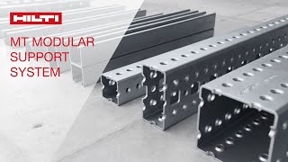 OVERVIEW of Hilti MT Modular Support System  Technical Features [upl. by Tager]