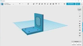 Autodesk 123D creating a precision part [upl. by Pennington355]