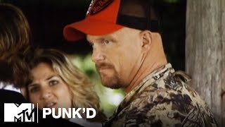 Ashton Kutcher vs Stone Cold Steve Austin Ashlee Simpson amp D12  Punkd [upl. by Arette]