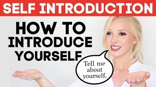 SELF INTRODUCTION  How to Introduce Yourself in English  Tell Me About Yourself Interview Answer [upl. by Akemej]