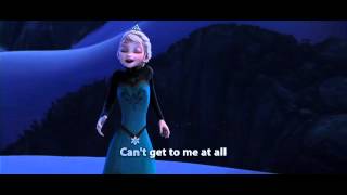 Disney Frozen  Let It Go Song with Lyrics [upl. by Nivi]