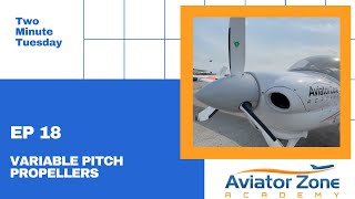 Variable Pitch Propellers  Airplane Props Explained  Two Minute Tuesday [upl. by Elamor450]