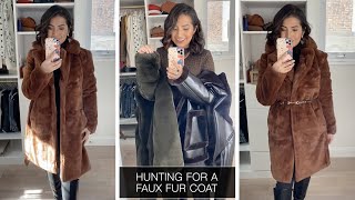 Finding A Chic Faux Fur Coat For Winter [upl. by Eetnod181]