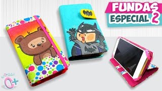 FUNDAS CASERAS para Celular  Dibujadas Especial 2 ★Así o más fácil★ [upl. by Elirpa]