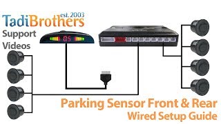 Backup Parking Sensor installation guide [upl. by Latimore310]