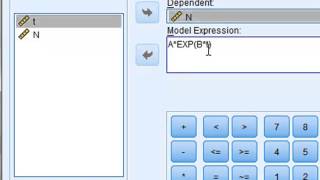 Nonlinear regression SPSS [upl. by Durrell]