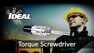 IDEAL Torque Screwdriver [upl. by Ciaphus313]