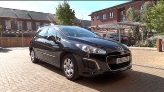 2012 Peugeot 308 SW 16 HDi 92 Access StartUp and Full Vehicle Tour [upl. by Lime]