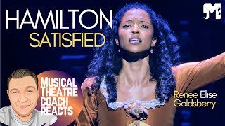 Musical Theatre Coach Reacts  SATISFIED  HAMILTON  Renee Elise Goldsberry [upl. by Nyladam205]