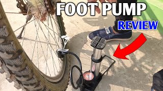 Mini Foot Pump for Cycle Bike amp CAR review [upl. by Nnylyt]