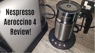 Nespresso Aeroccino 4 Milk Frother Review  Worth upgrading from the Aeroccino 3 [upl. by Easton63]