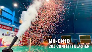 MKCN10 Confetti Blower  DMX CO2 Confetti Blaster [upl. by Aleakim]