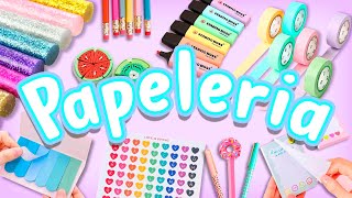 CREA TU PROPIA PAPELERIA 10 IDEAS FACILES EN CASA  Tutoriales Belen [upl. by Ahsyad]