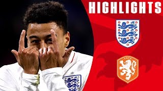 Netherlands 01 England  Lingard Scores Winner in Promising Night for England  Official Highlights [upl. by Aisats916]