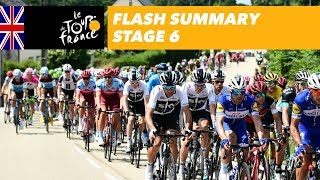 Flash Summary  Stage 6  Tour de France 2018 [upl. by Etnoved595]