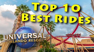 Top 10 BEST Rides at Universal Orlando  2020 [upl. by Romelle]