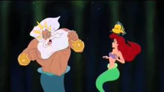 The Little Mermaid  King Triton Yells at Ariel [upl. by Hallimaj178]