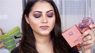 LAKME 9to5 PRIMERMATTE POWDER FOUNDATION REVIEW amp DEMO  GoGlam90 [upl. by Akcimehs]