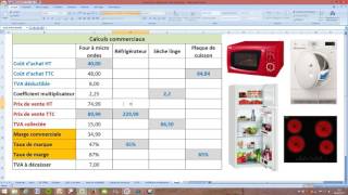 Calculs commerciaux  Exercice commenté [upl. by Toddy]